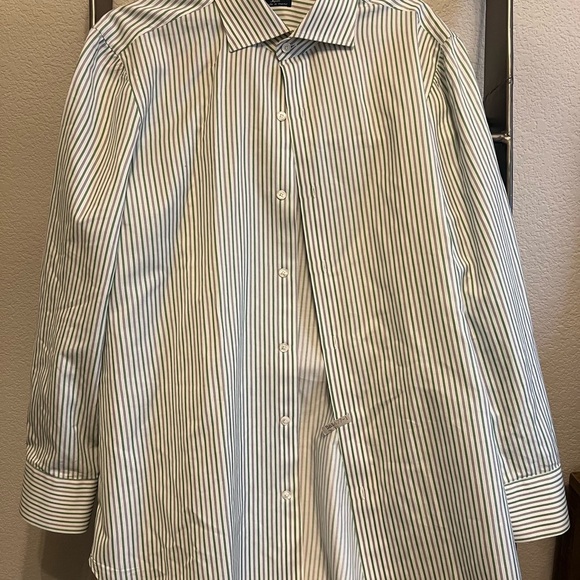 Finamore 1925 Other - Finamore 1925 Napoli Striped Button-Up Shirt 17.5
